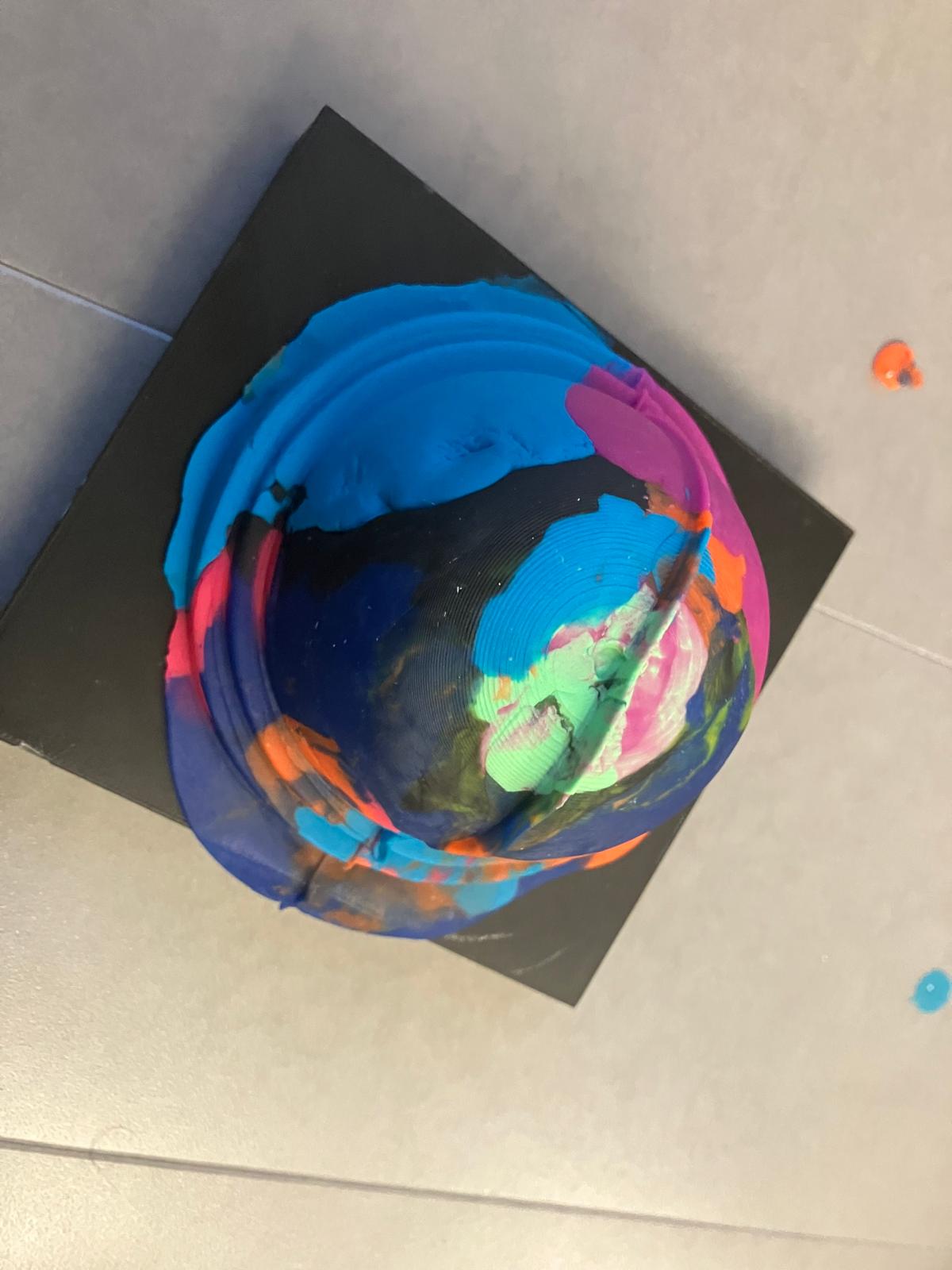 Completed Play-Doh dome