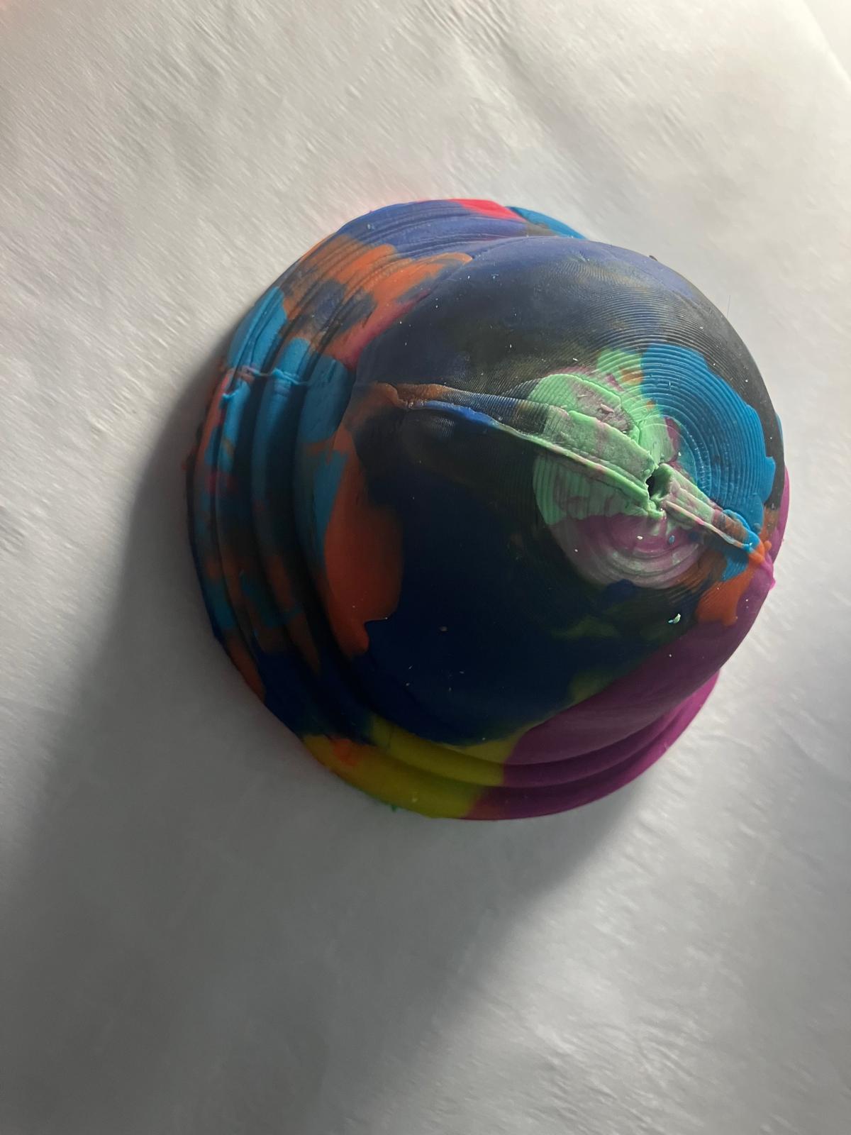 Play-Doh dome before baking