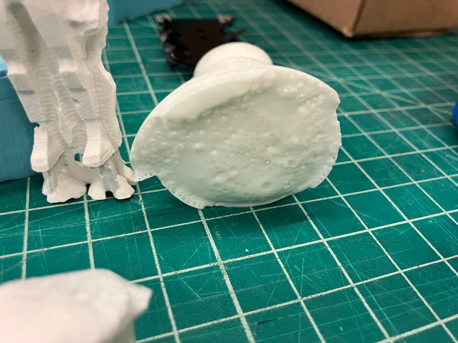 Second Drystone test cast showing edge detail