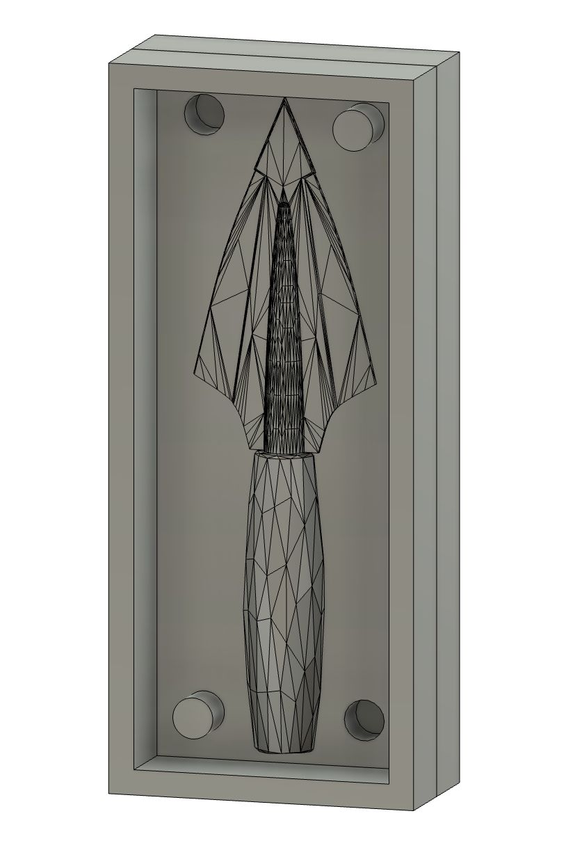 Side walls and registration features applied