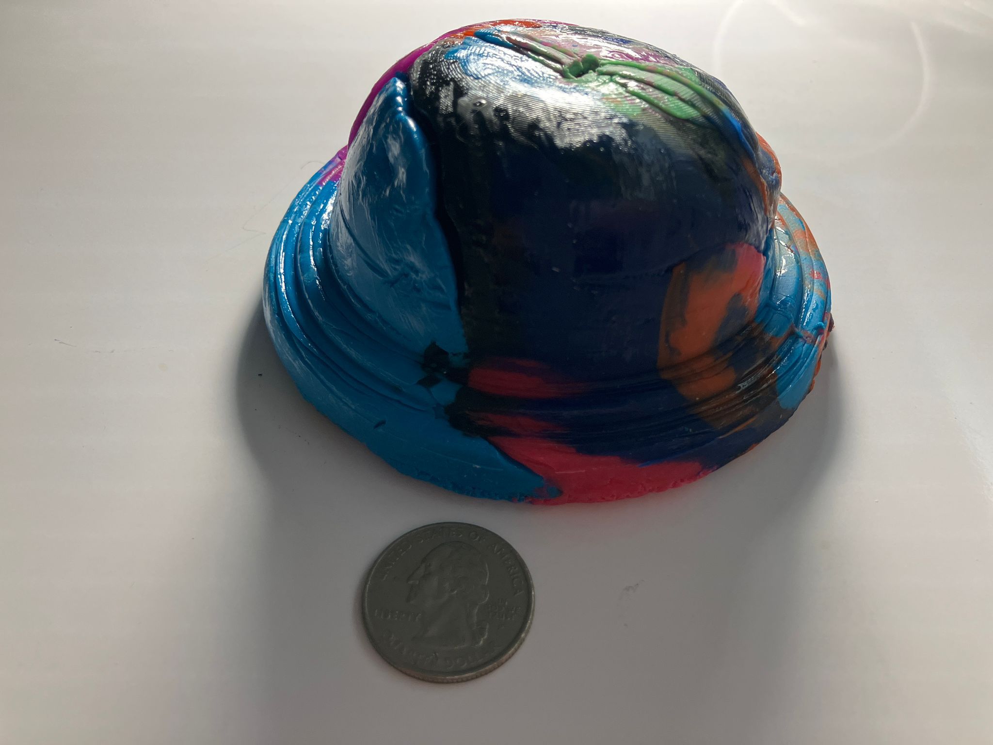 Play-Doh proof-of-concept dome for workflow rehearsal