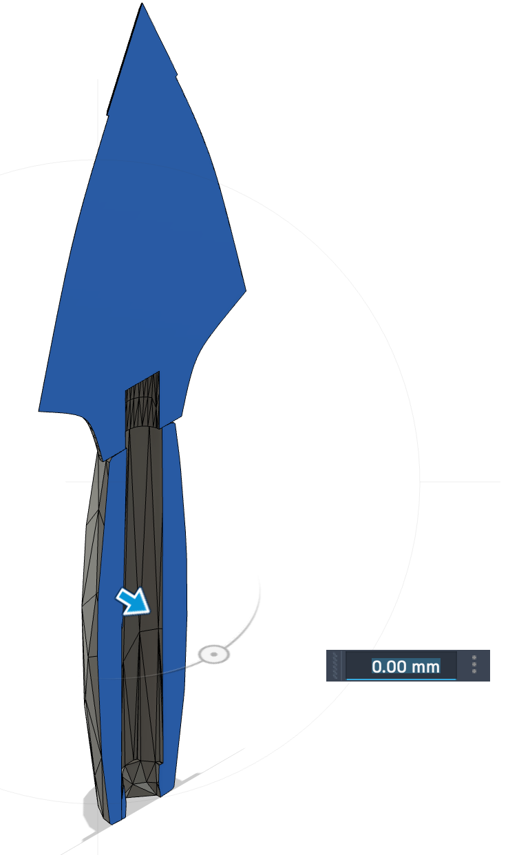 CAD operation: selecting faces for extrusion