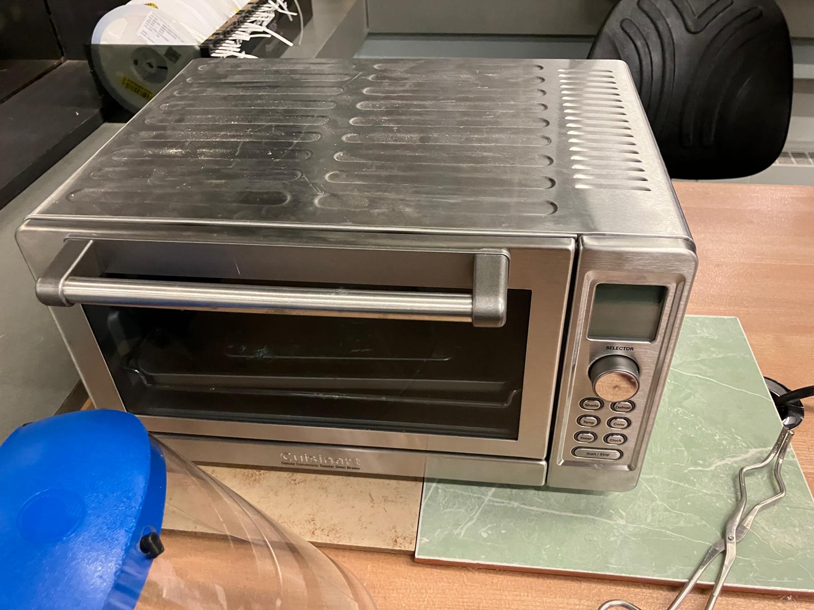 Toaster oven used for melting Rotomelt