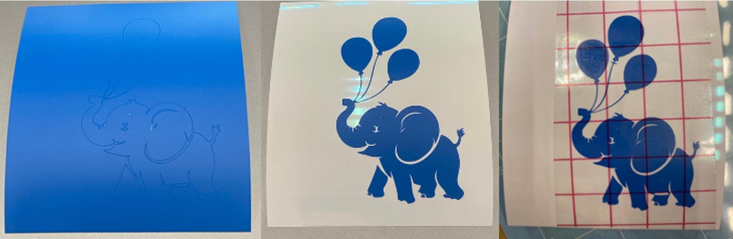 Vinyl-Cut Elephant