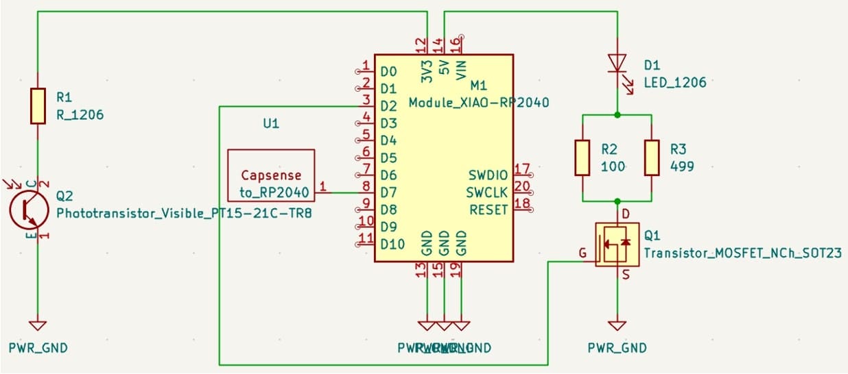 Custom Symbol Added to Schematic