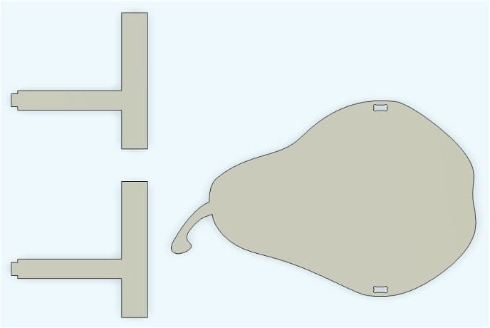 Leg Supports and Connecting Holes