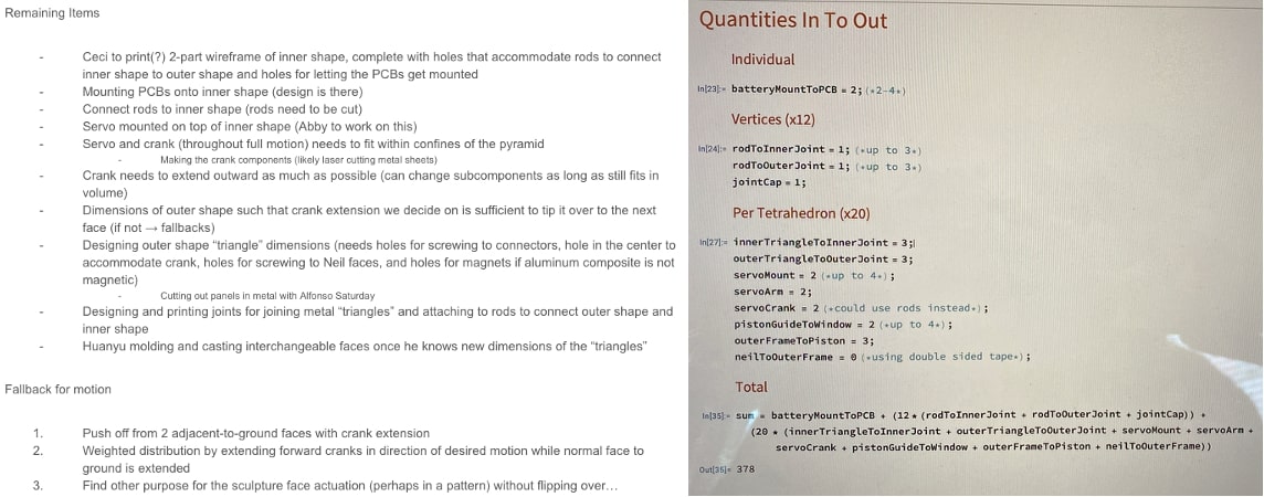 Logistics with Eitan