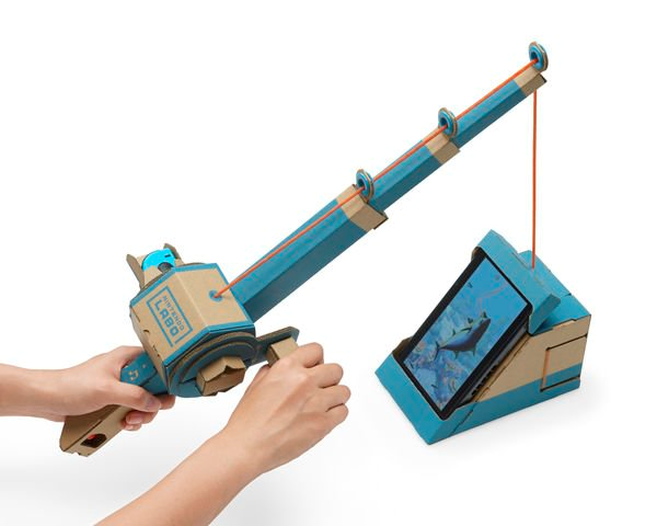 Toy fishing rod controller