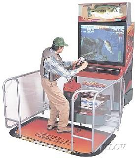 Fishing arcade cabinet