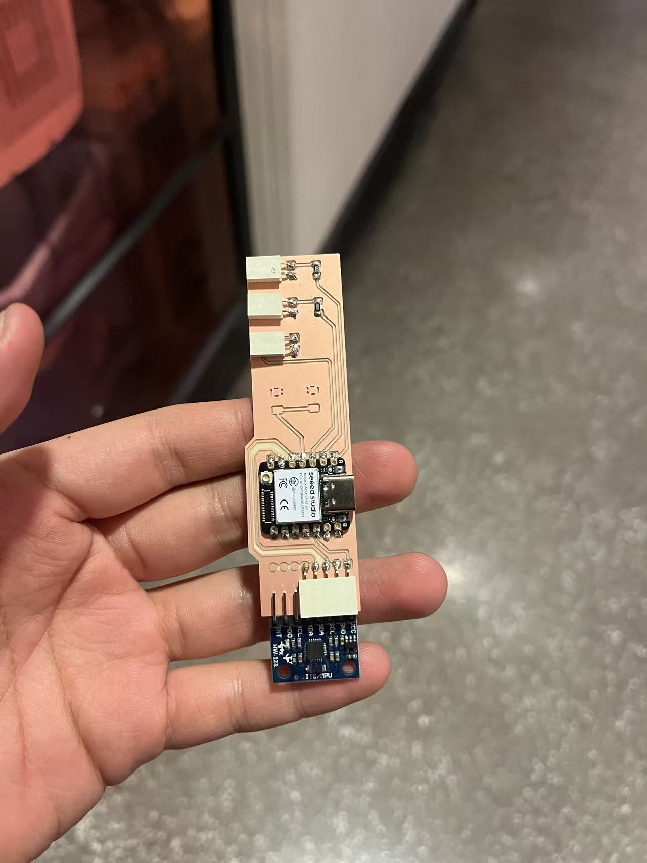 Soldered PCB