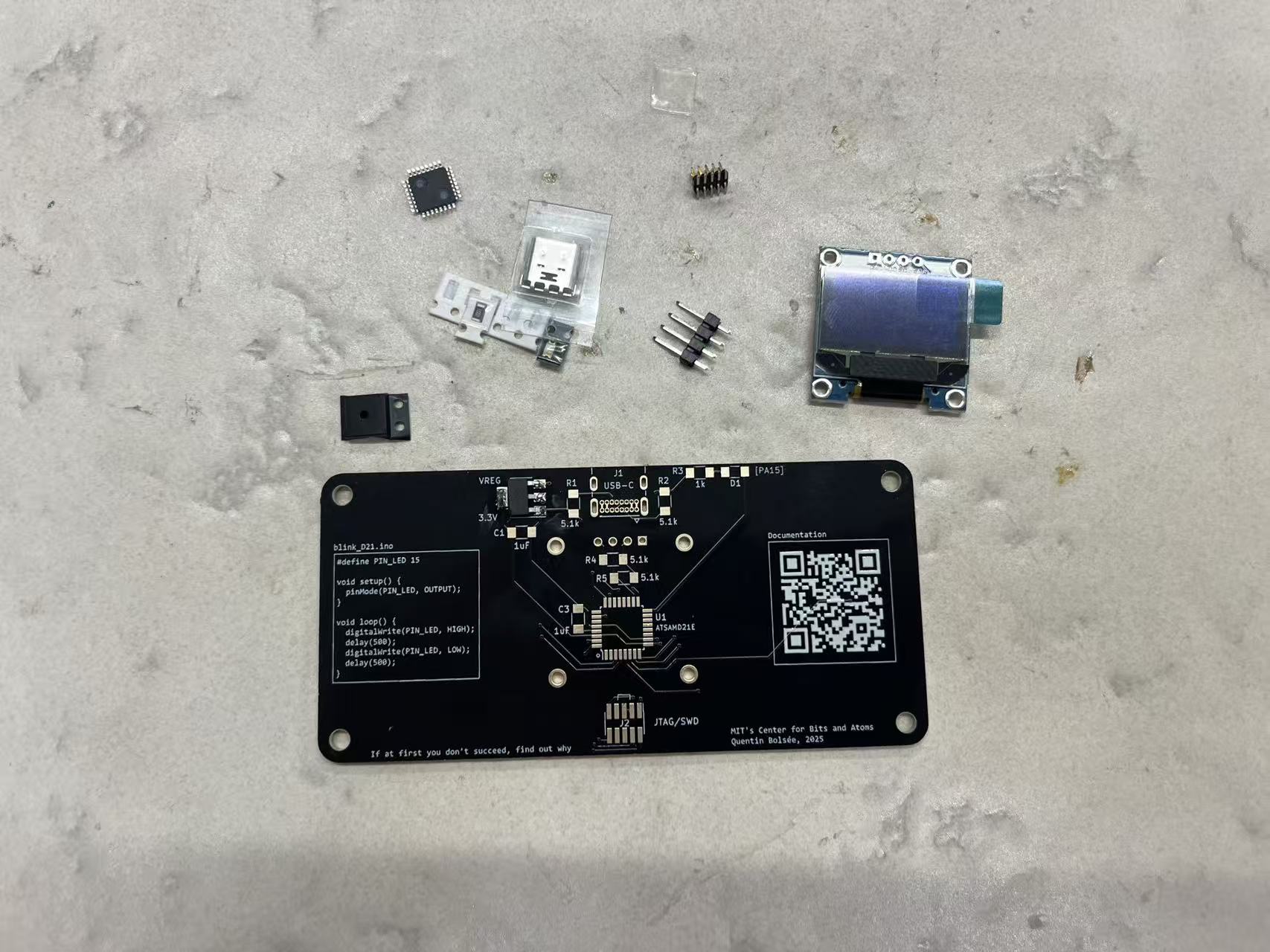 SAMD board components