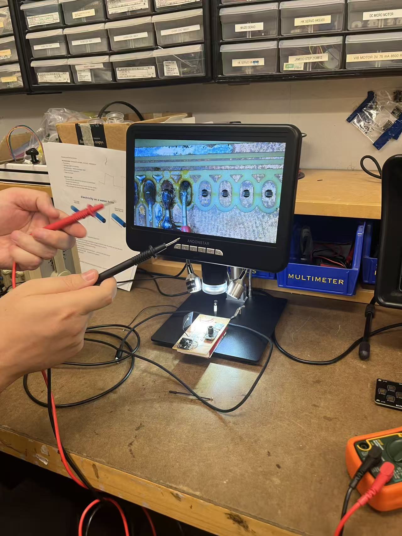 Soldering and wiring