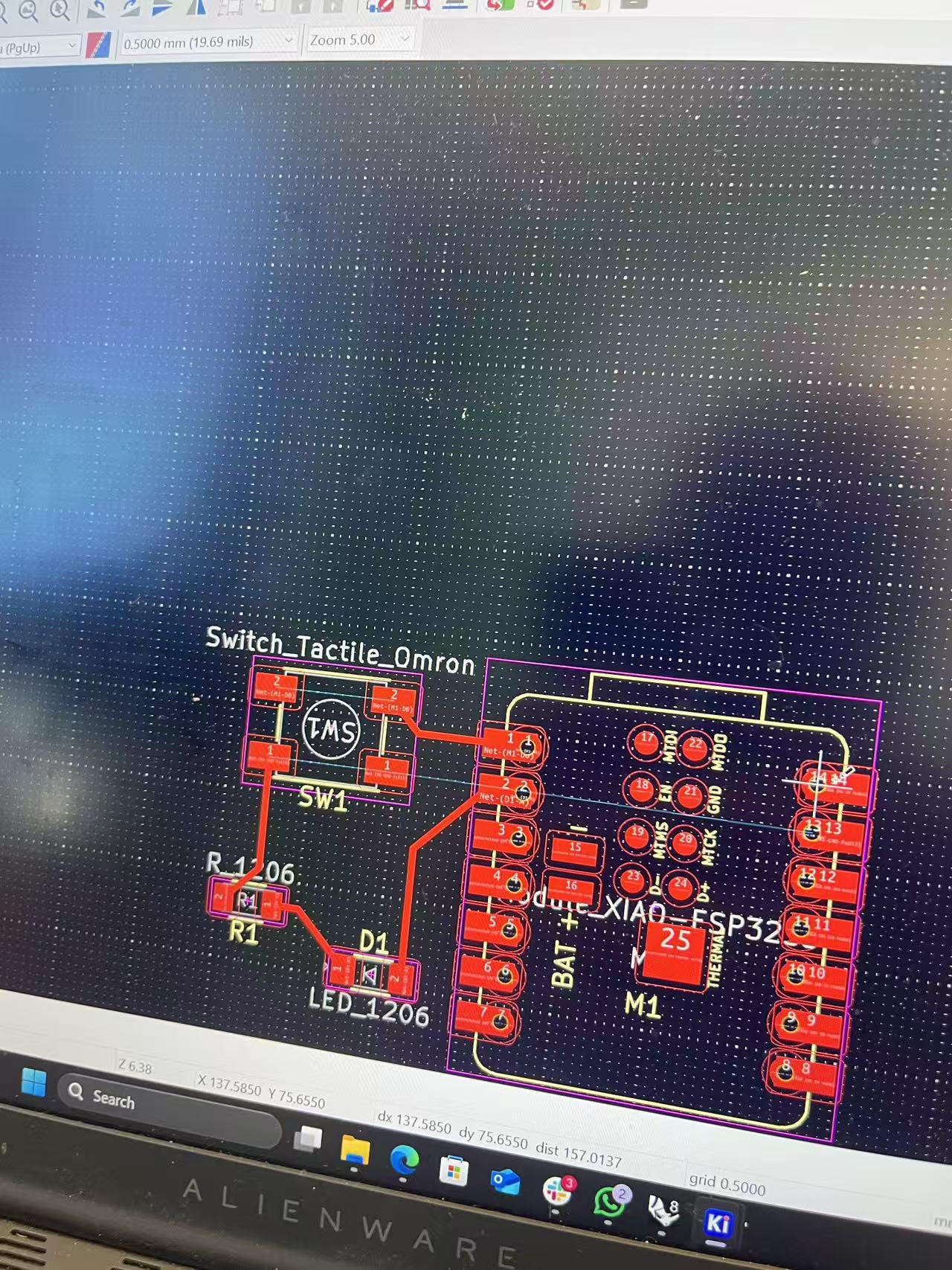 Board layout view
