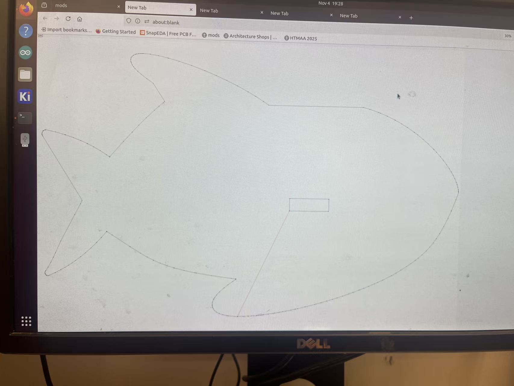 Trace inspection on the screen
