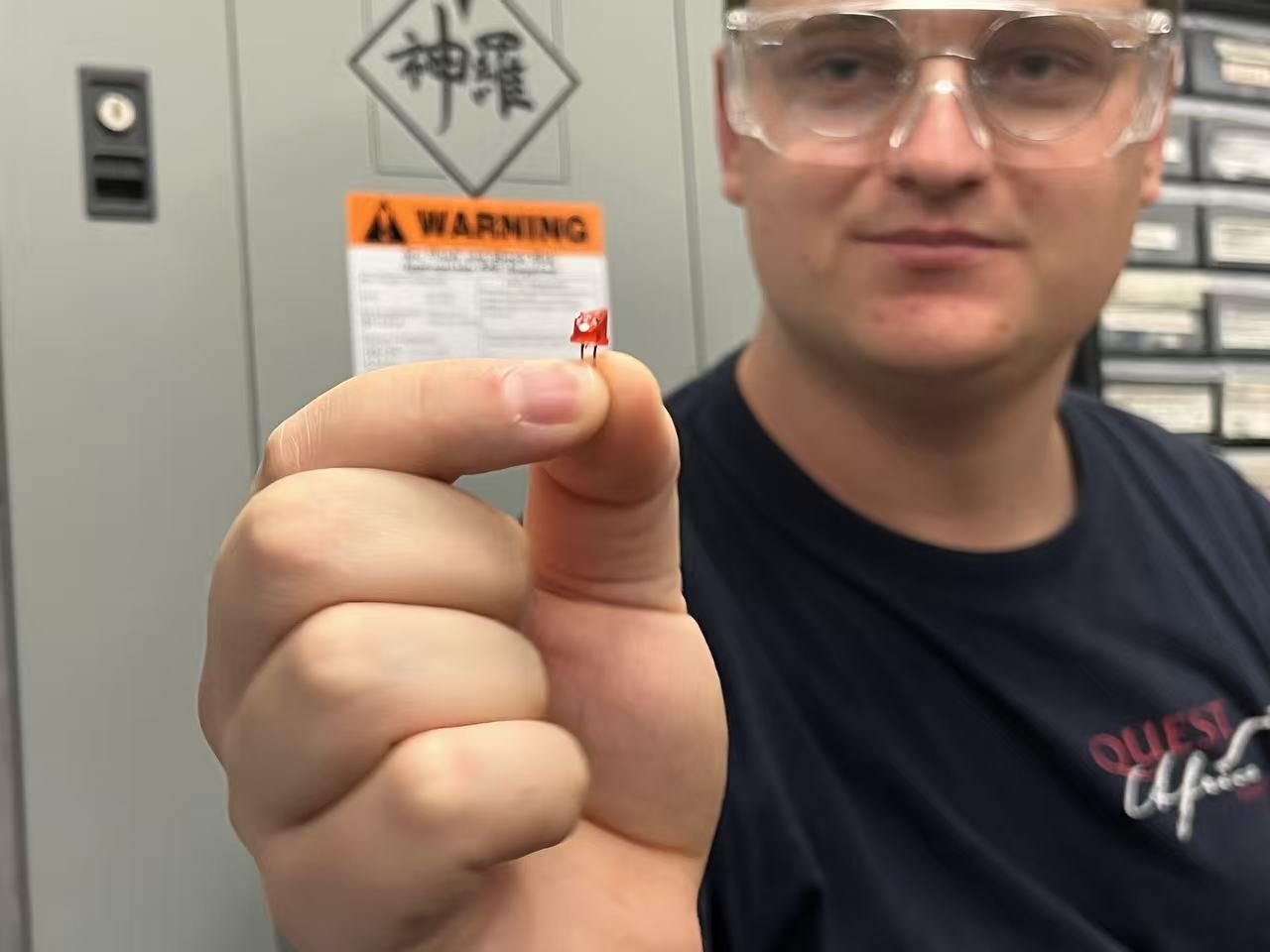 Aftermath of an overdriven LED