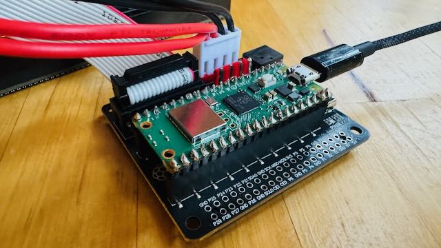 Adapter board close-up