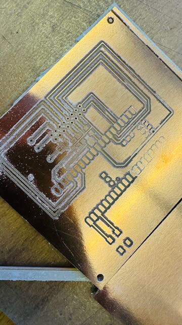 Incomplete PCB board