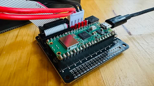 Adapter board close-up