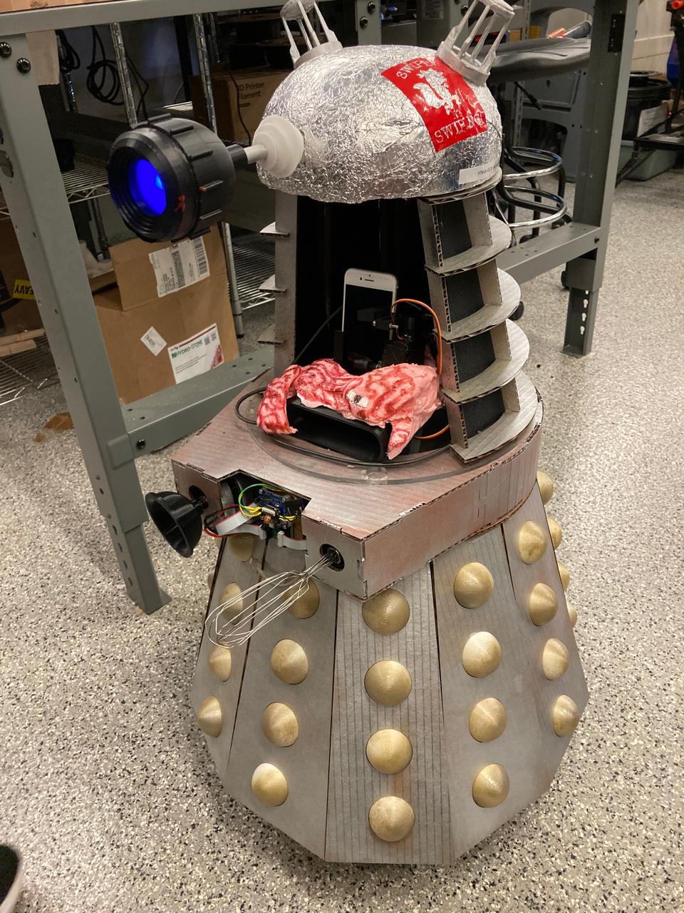 Fully assembled Brainrot9000 machine