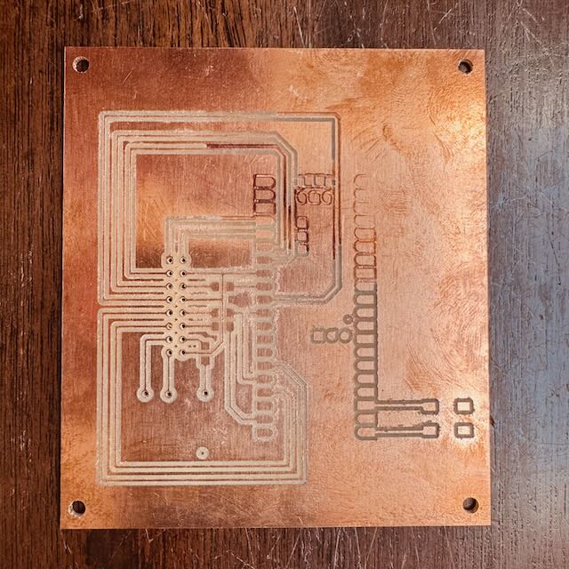 Incomplete PCB board