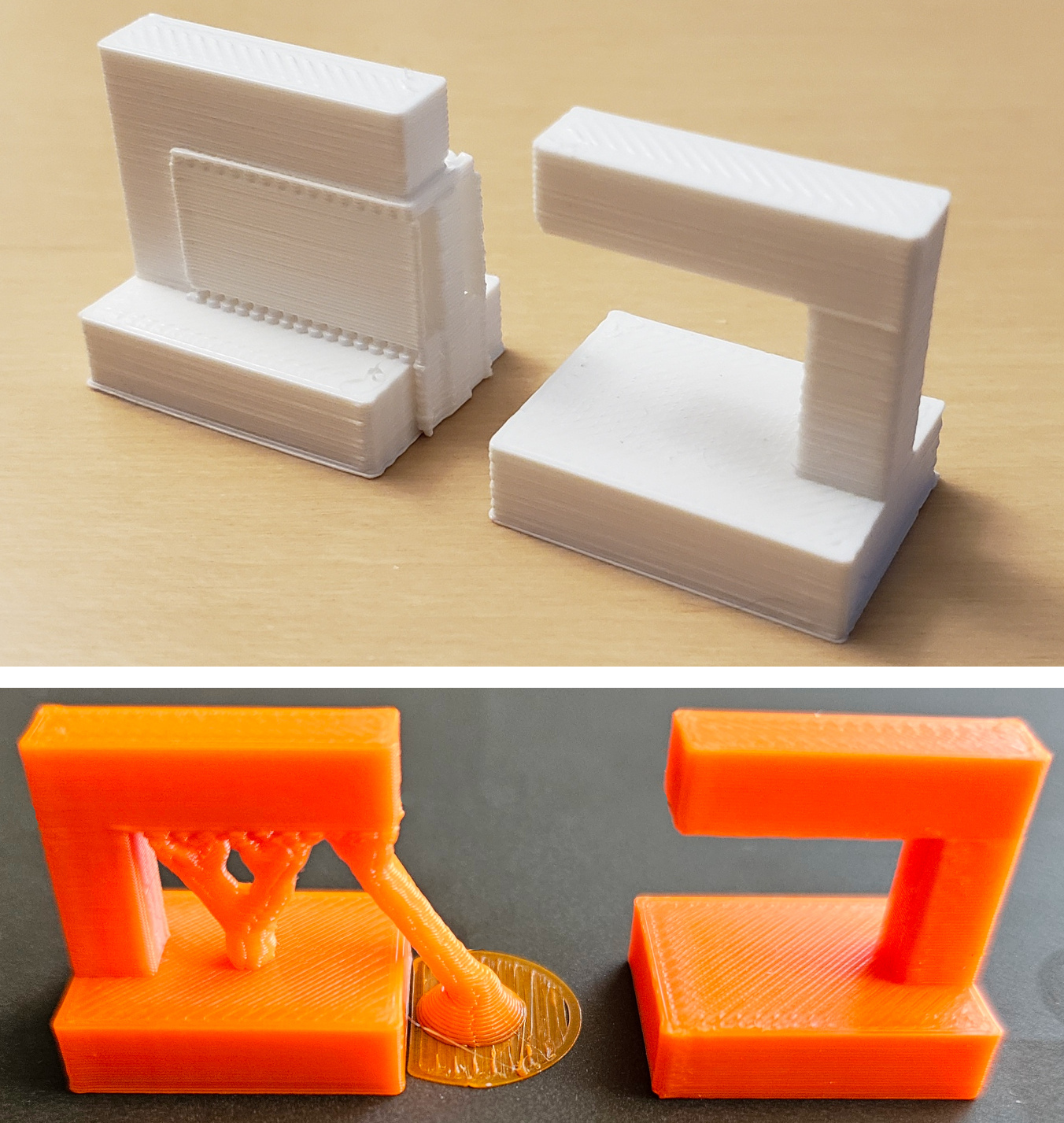 Supported Overhangs Test