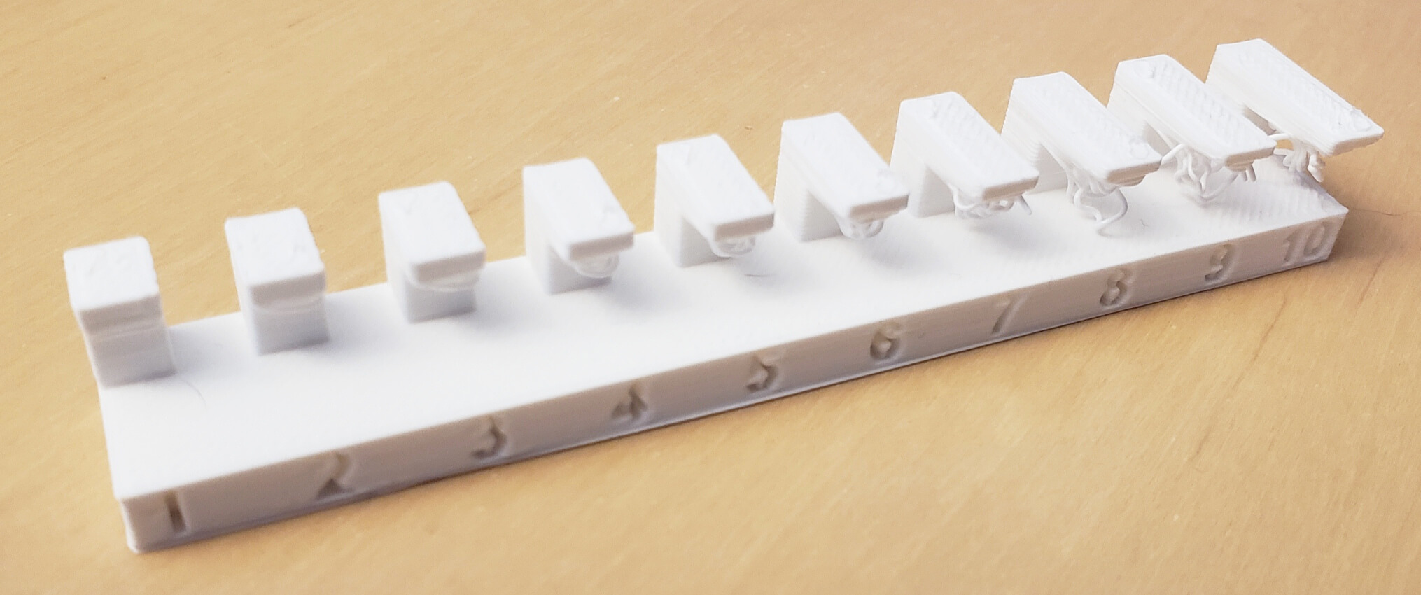 Unsupported Overhang Test