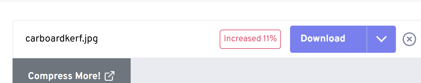 11 percent compression