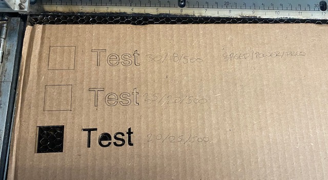 testing cardboard as a group
