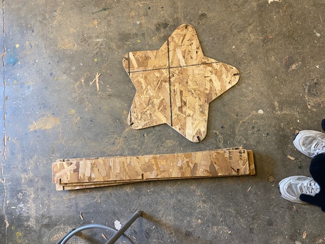 pieces seperatly w/ joints