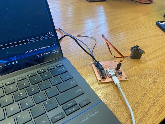 week 9 board plugged in