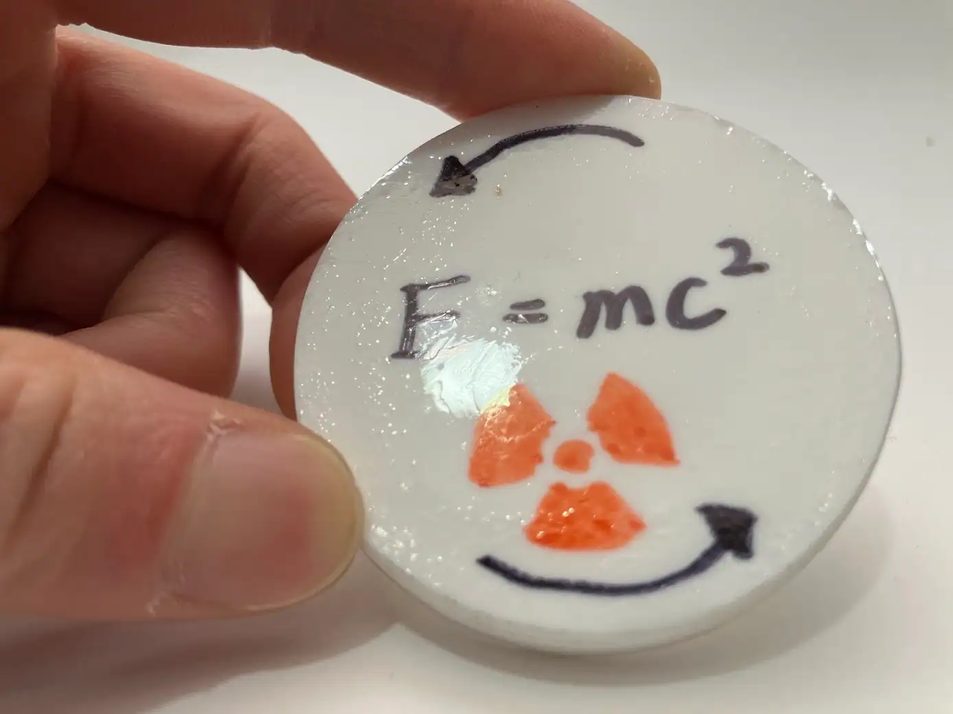 Side without bubbles