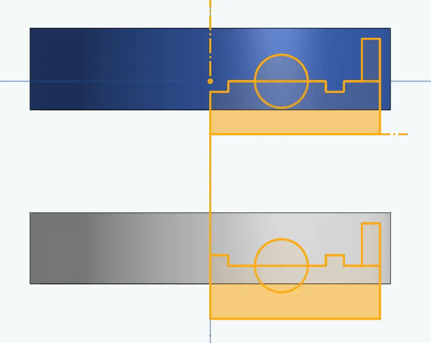 Wall visualized in model