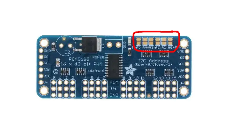 PCA9685 MUX Board