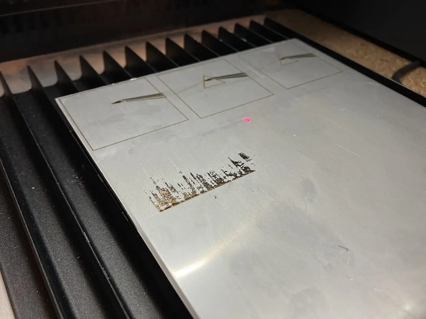 Engraved spectrogram