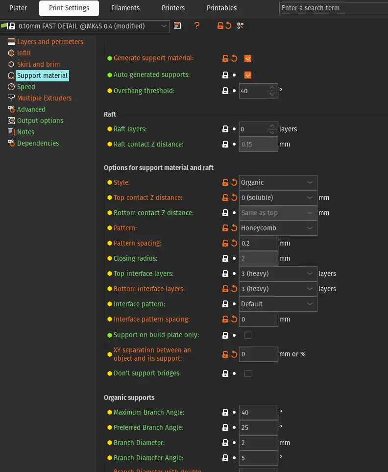 Slicer customization