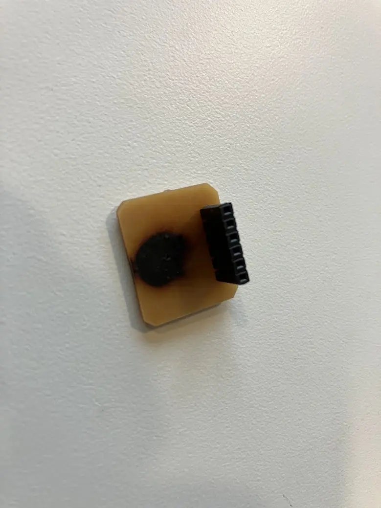 Damaged PCB