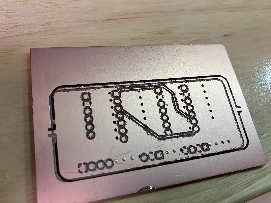 Misaligned holes