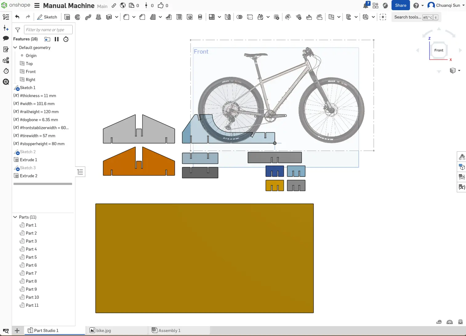 Designing the full scale model