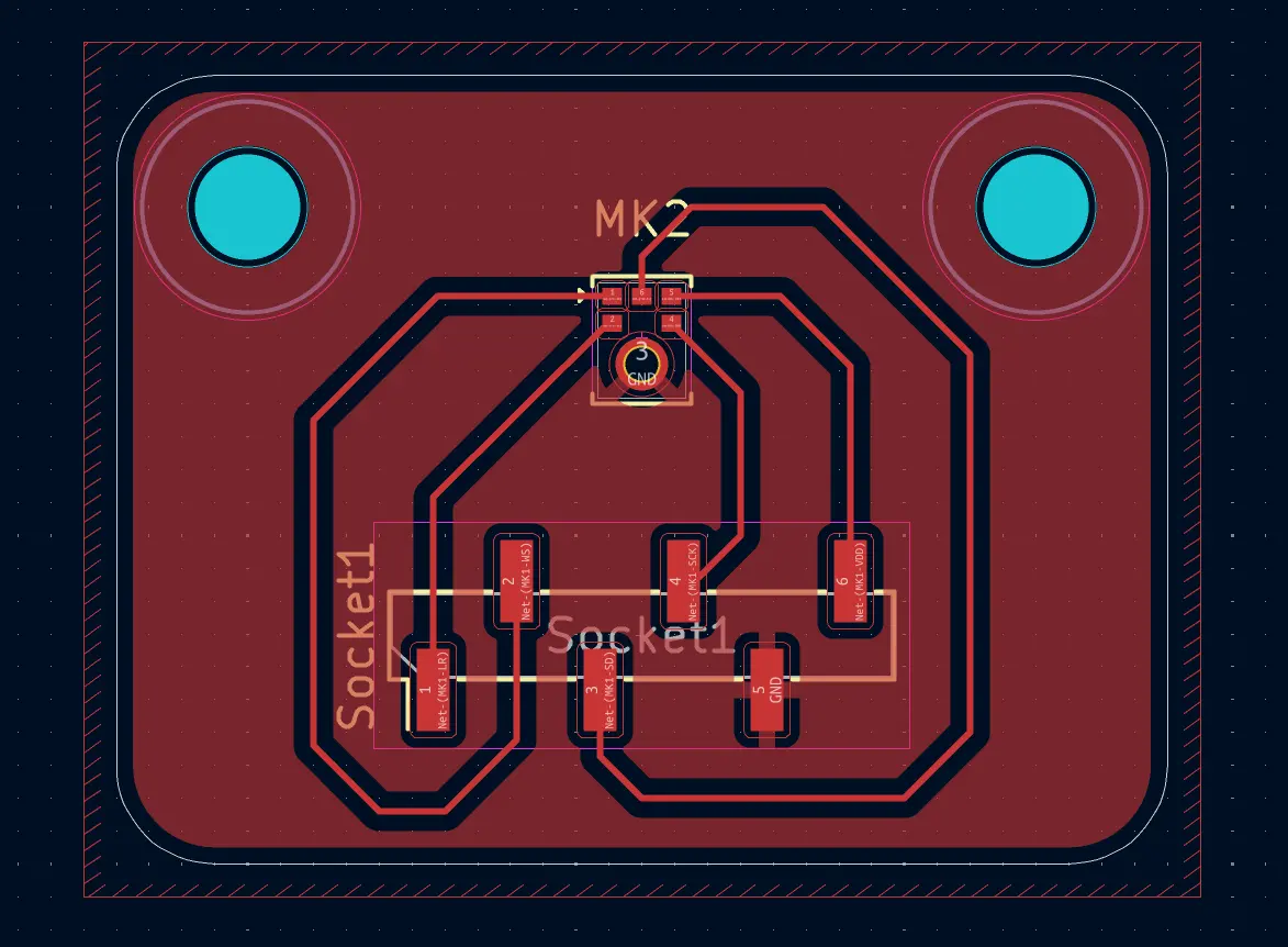 Microphone PCB design