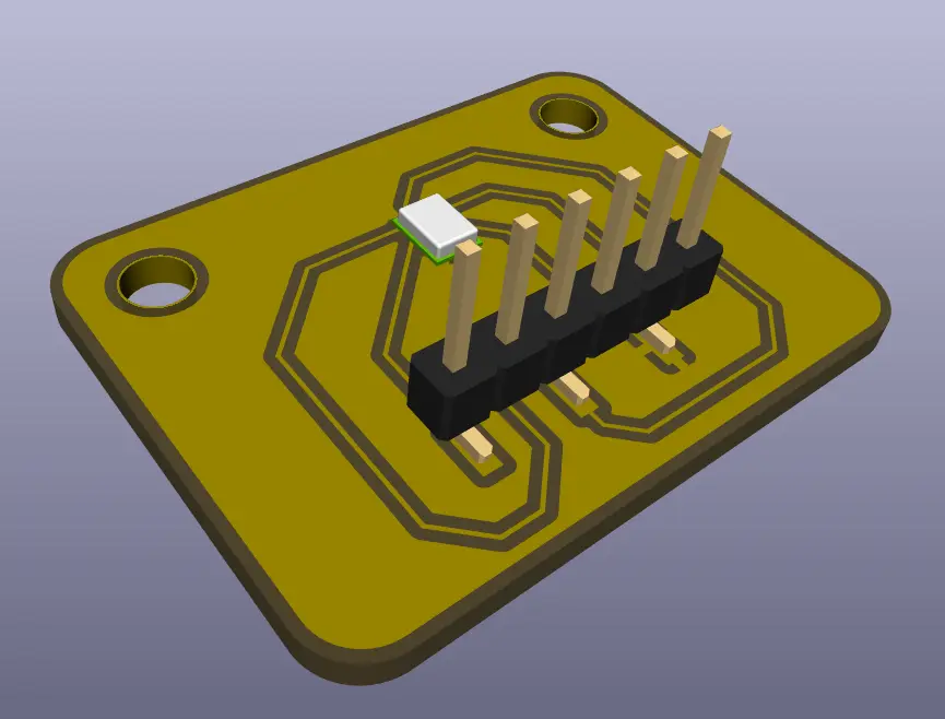 Microphone PCB 3D