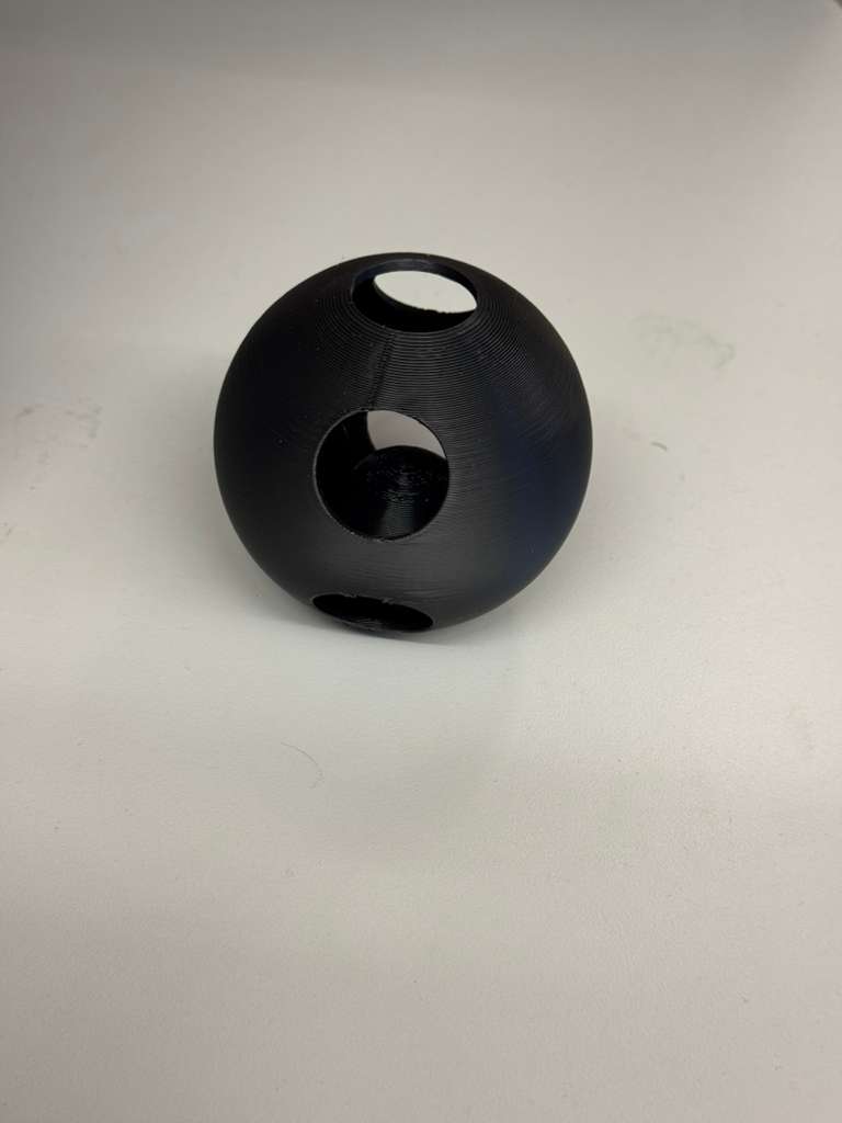 Final Orbis Core showing captive ball