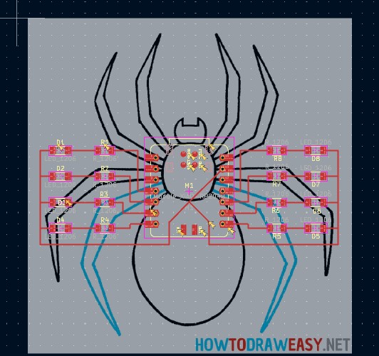 Background spider reference in layout