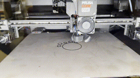 Prototype setup on bench