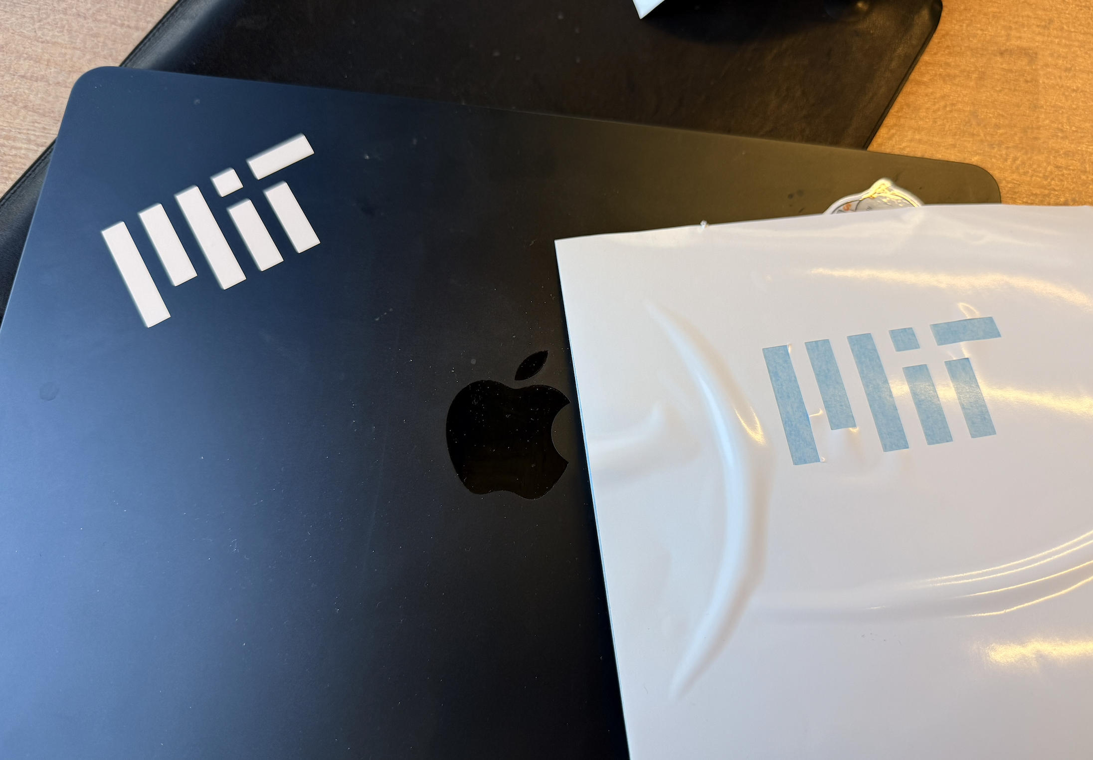 Code on a backlit display