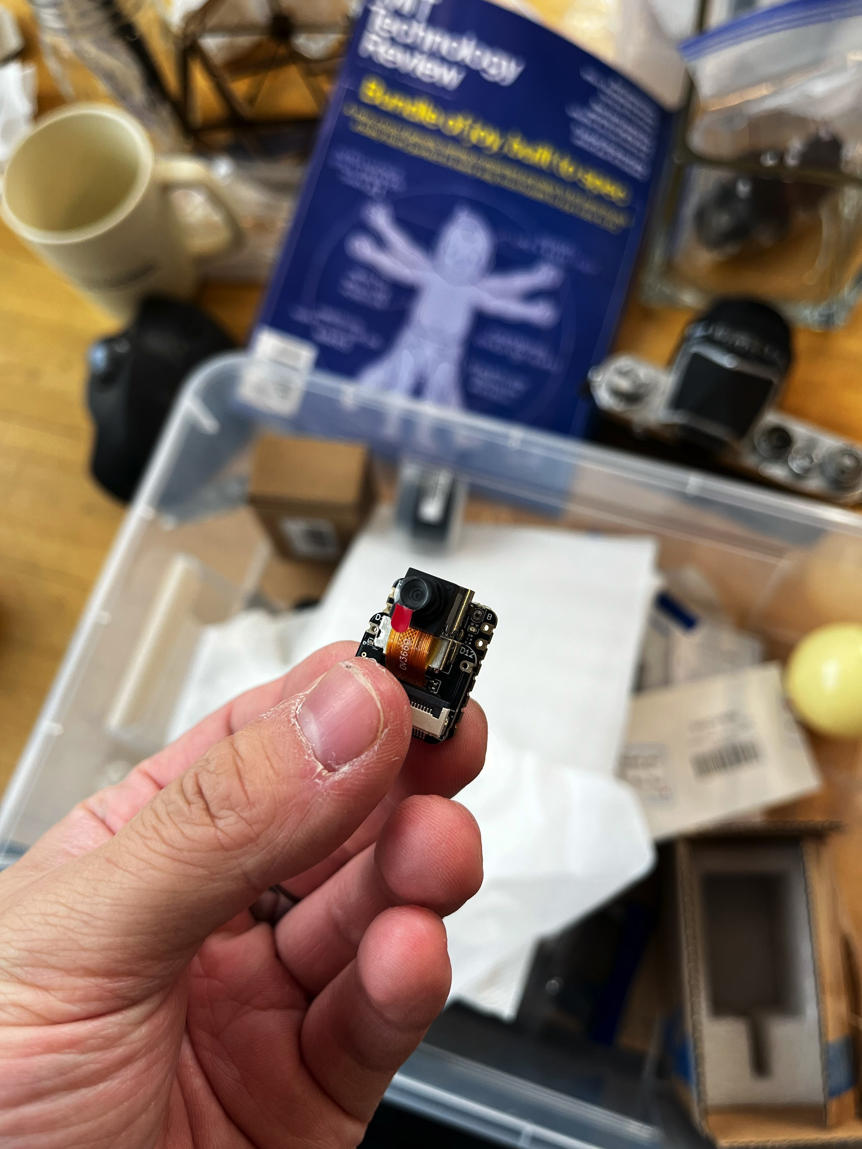 XIAO ESP32 S3 Sense Camera that I'm using for the CV pipeline.