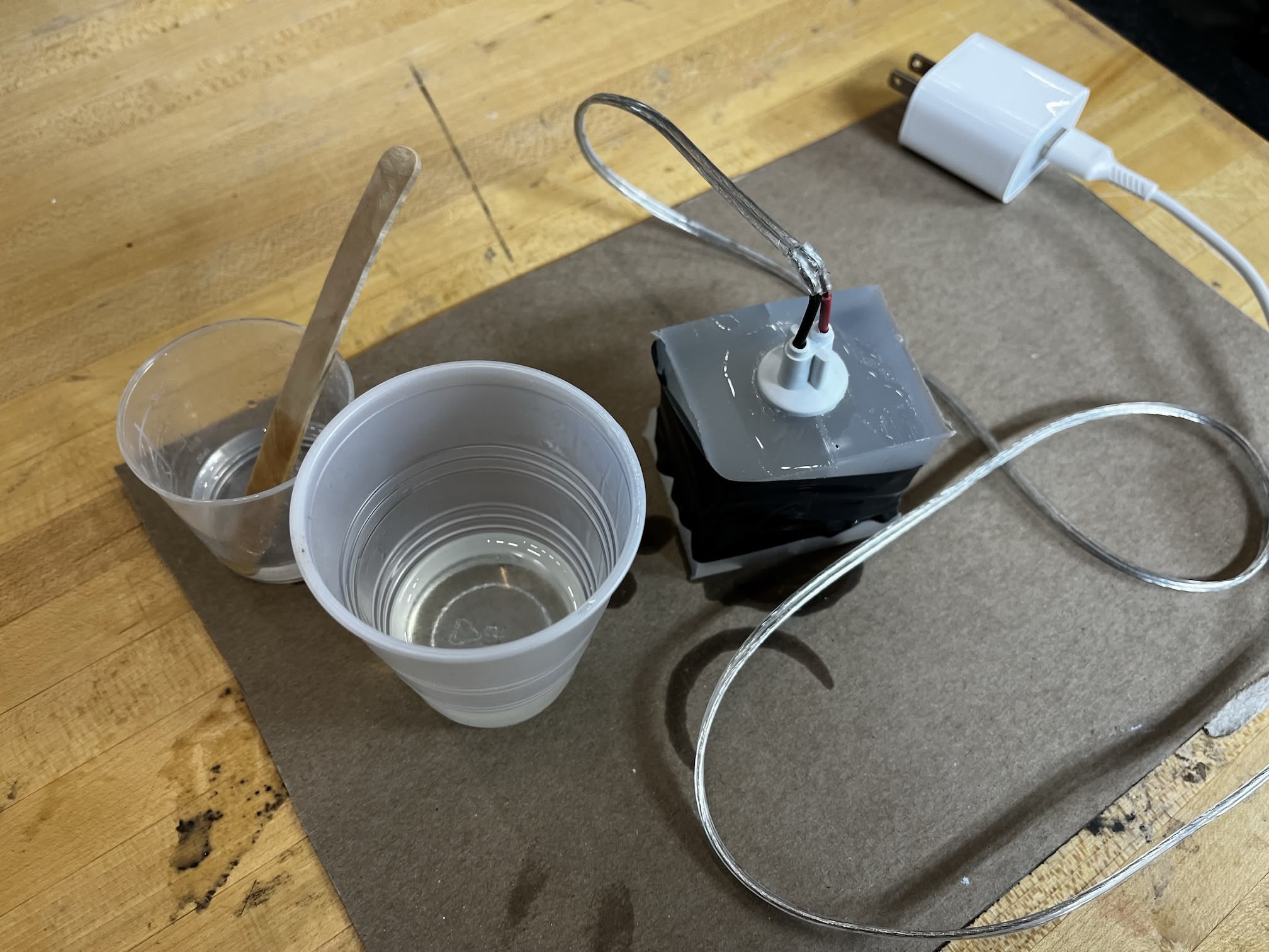 Casting the lithophane