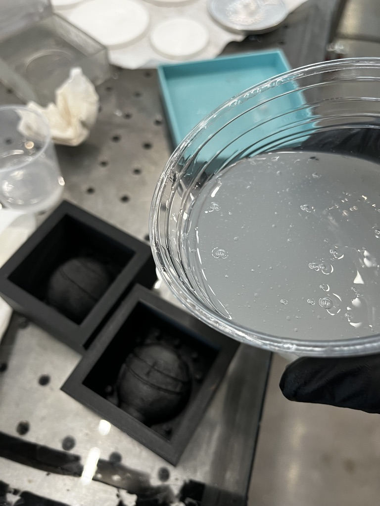 Mixed silicone rubber