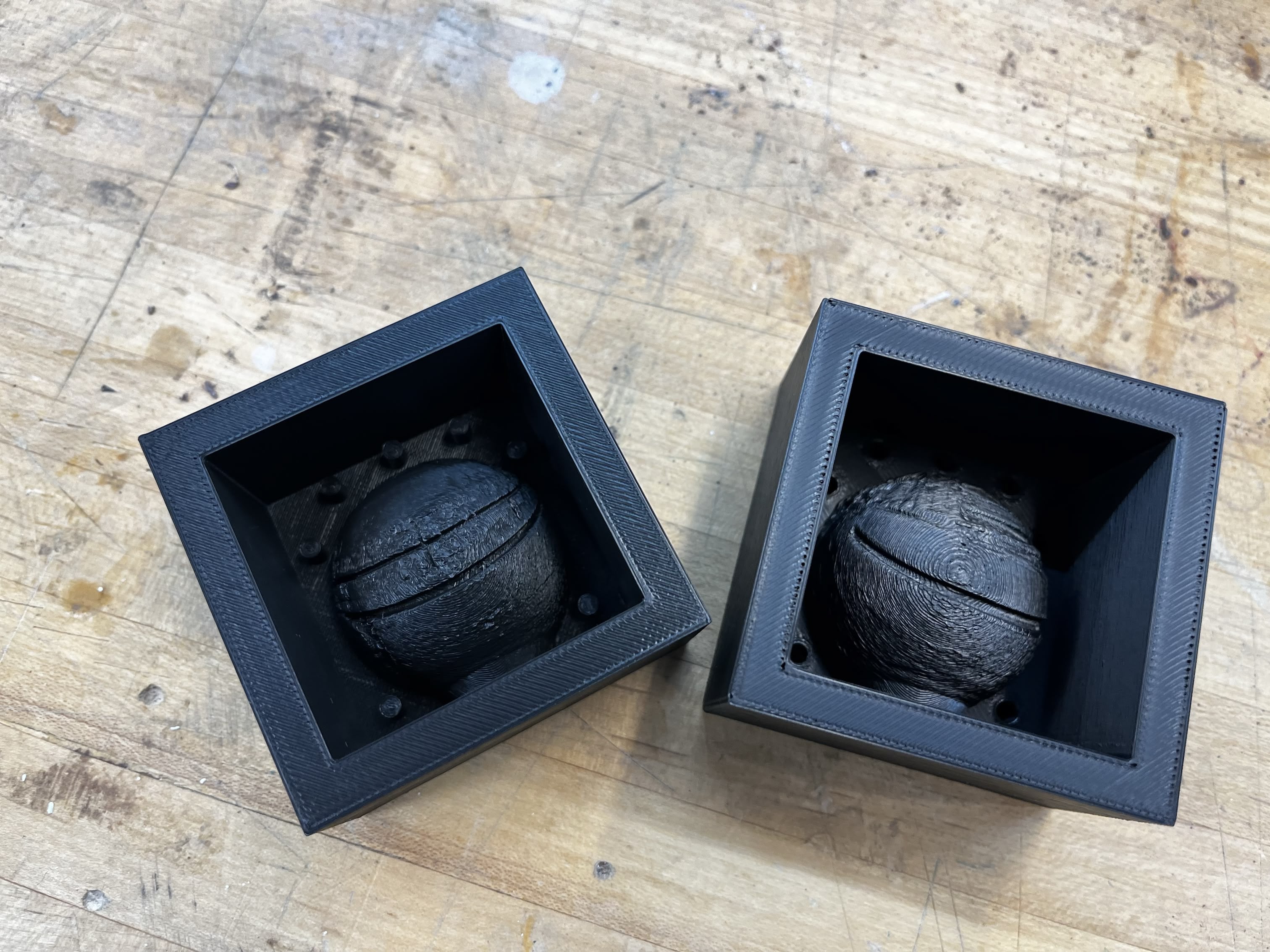 Printed lithophane mold molds