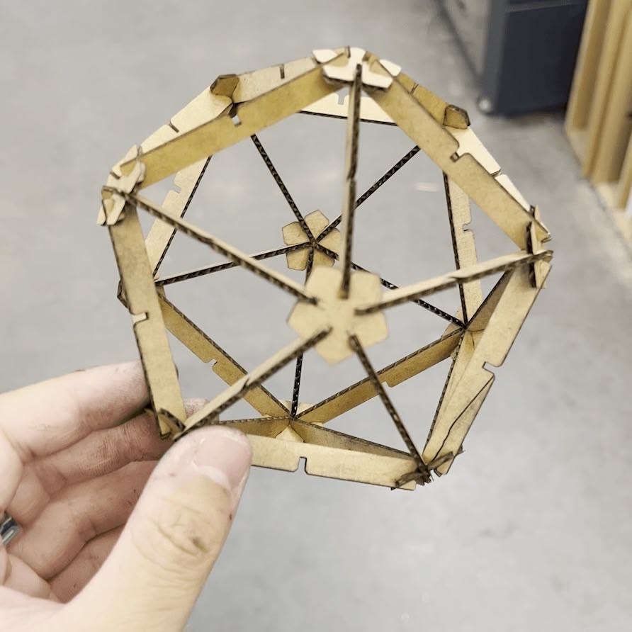 Cover image for Laser Cutting an Icosahedron Kit