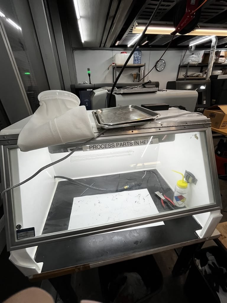 The place to process the parts
